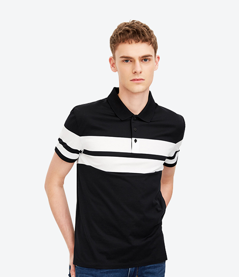 Style: Monochrome Contrast Polo T-Shirt – Aeempire