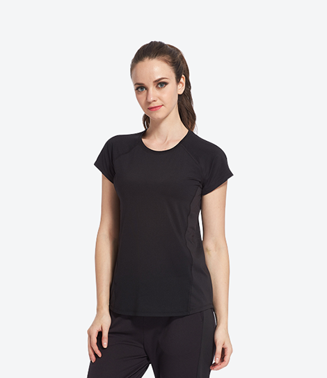 women's black dri fit shirt